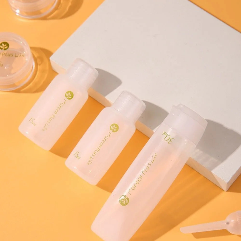 10-Pack Leak-Proof Travel Toiletry Bottles Refillable Container Kit