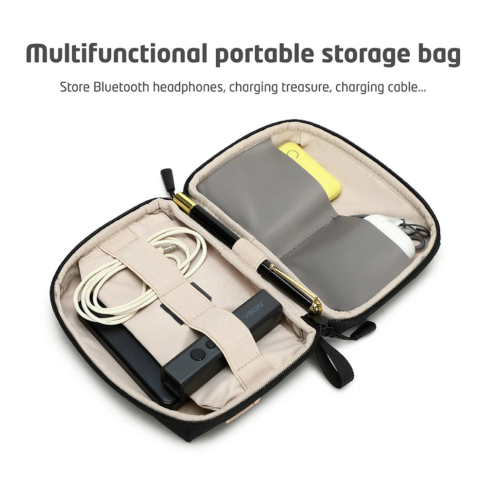 Travel Electronics Organizer Bag – Portable Cable, Charger & Power Bank Storage