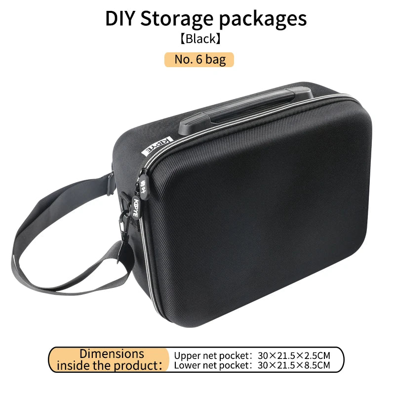 DIY Sponge Electronics Organizer Case – Customizable Foam Travel Carry Bag
