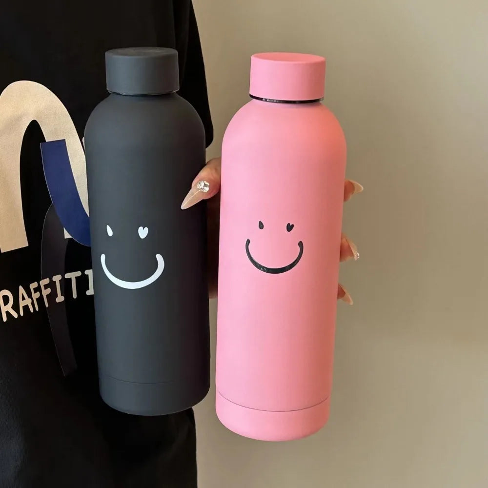 Frosted Stainless Steel Vacuum Insulated Travel Water Bottle