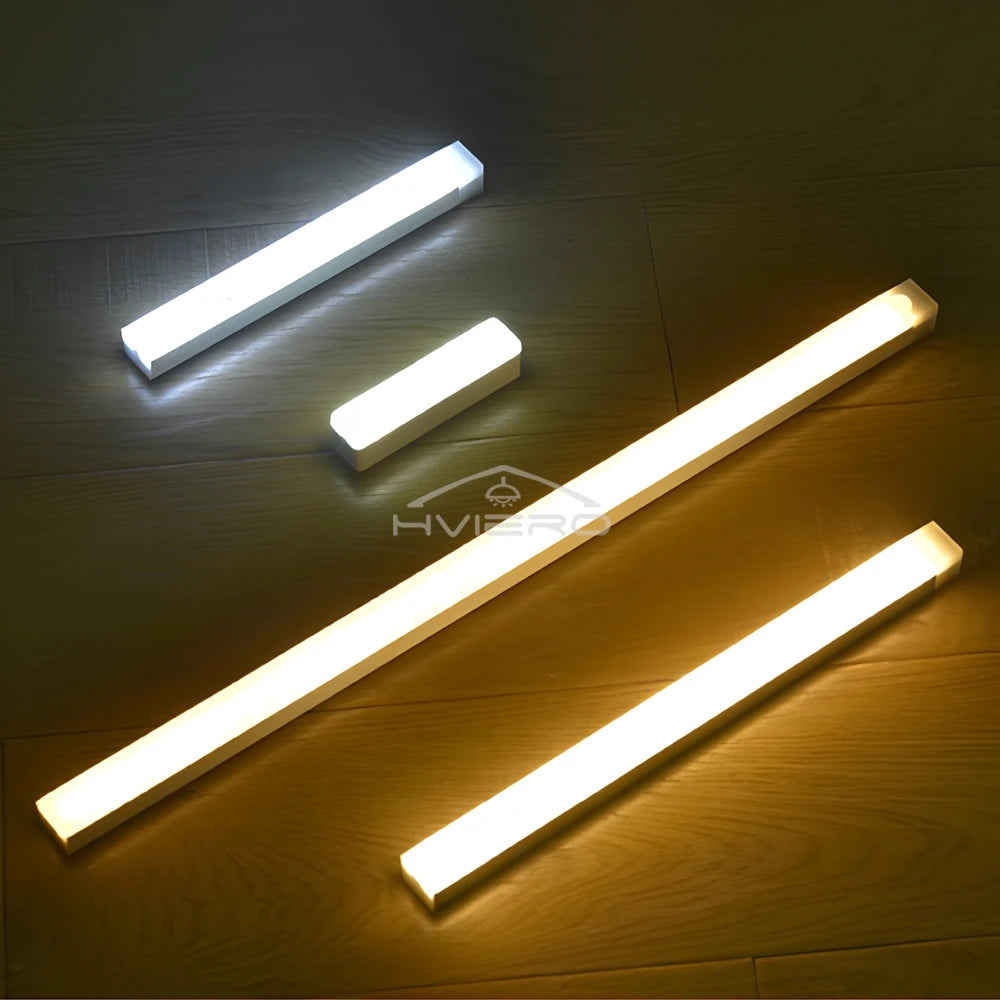 PIR Motion Sensor LED Bar Light – Magnetic Mount, USB Rechargeable, 10–50cm