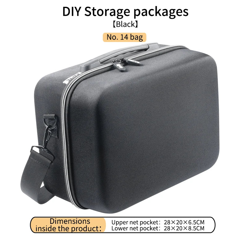DIY Sponge Electronics Organizer Case – Customizable Foam Travel Carry Bag