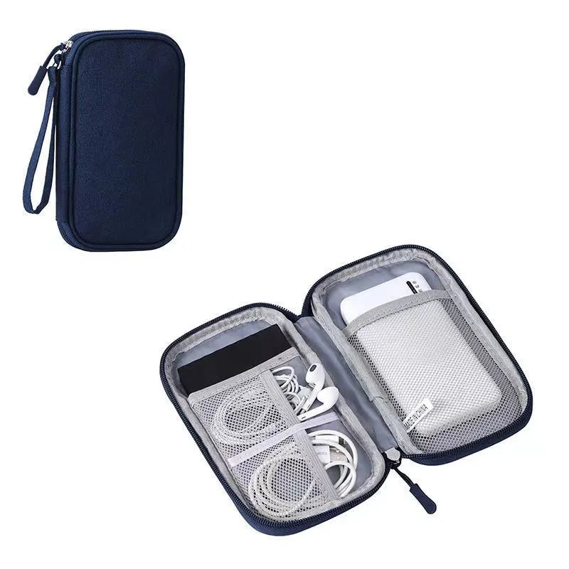 Waterproof Electronics Organizer Pouch – Small Travel Case for Cables & Gadgets