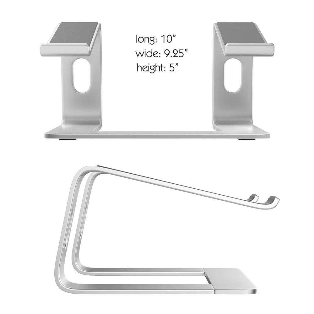 Portable Aluminum Laptop & MacBook Desktop Holder Stand