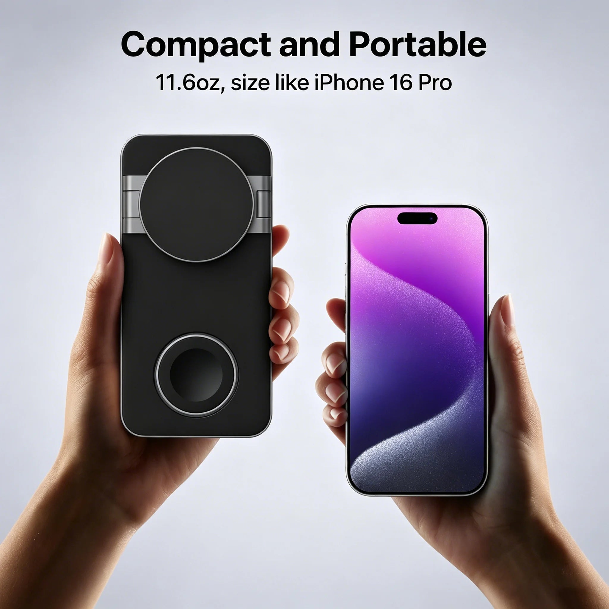 Foldable 3-in-1 Magnetic Wireless Charging Station