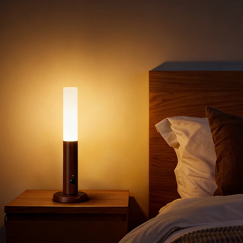 Magnetic Motion Sensor LED Wall Night Light – USB Rechargeable, Indoor