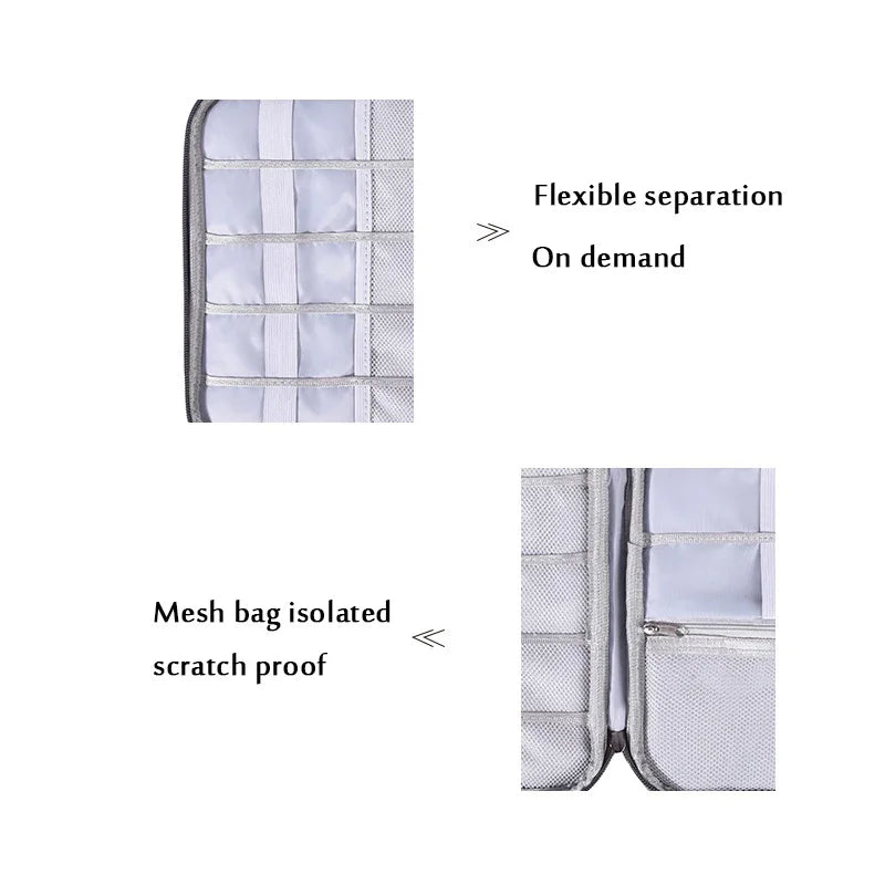 Cable & Gadget Organizer Pouch for Travel Digital Accessories