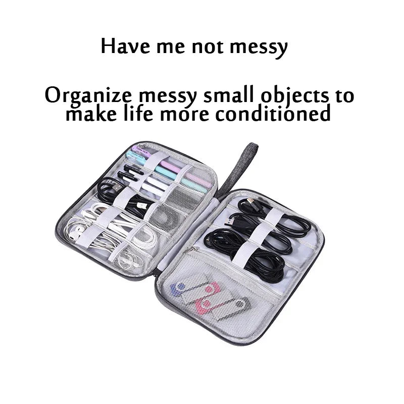 Cable & Gadget Organizer Pouch for Travel Digital Accessories