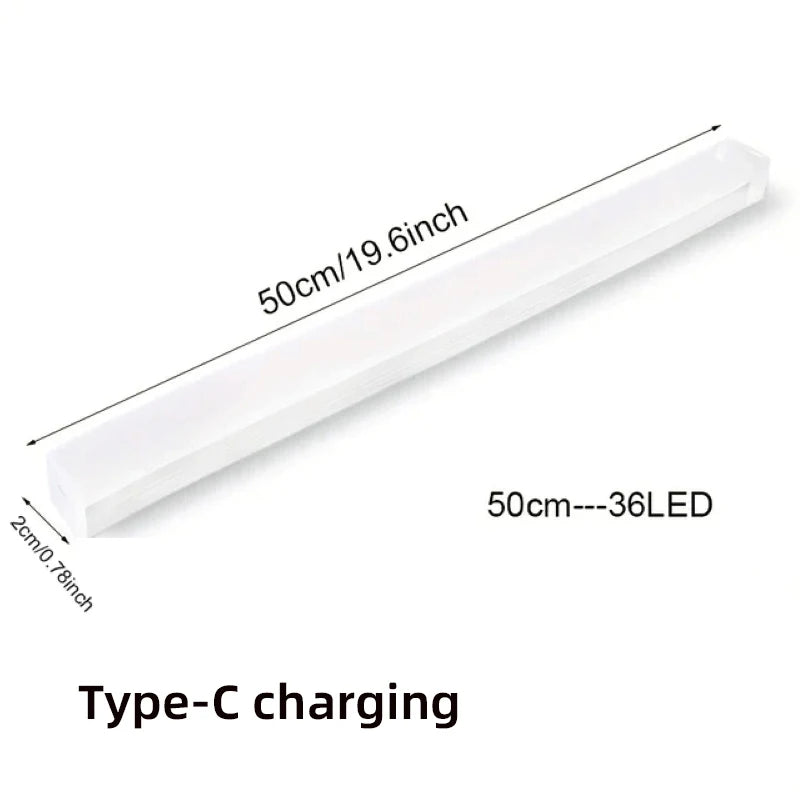 مصباح ليلي LED لاسلكي بمستشعر حركة – قابل لإعادة الشحن عبر USB-C