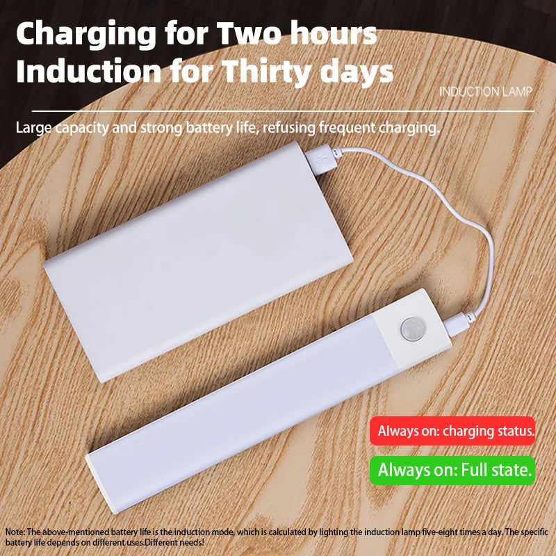 Aluminum Motion Sensor LED Cabinet Light – 3-in-1 Color, Magnetic Mount