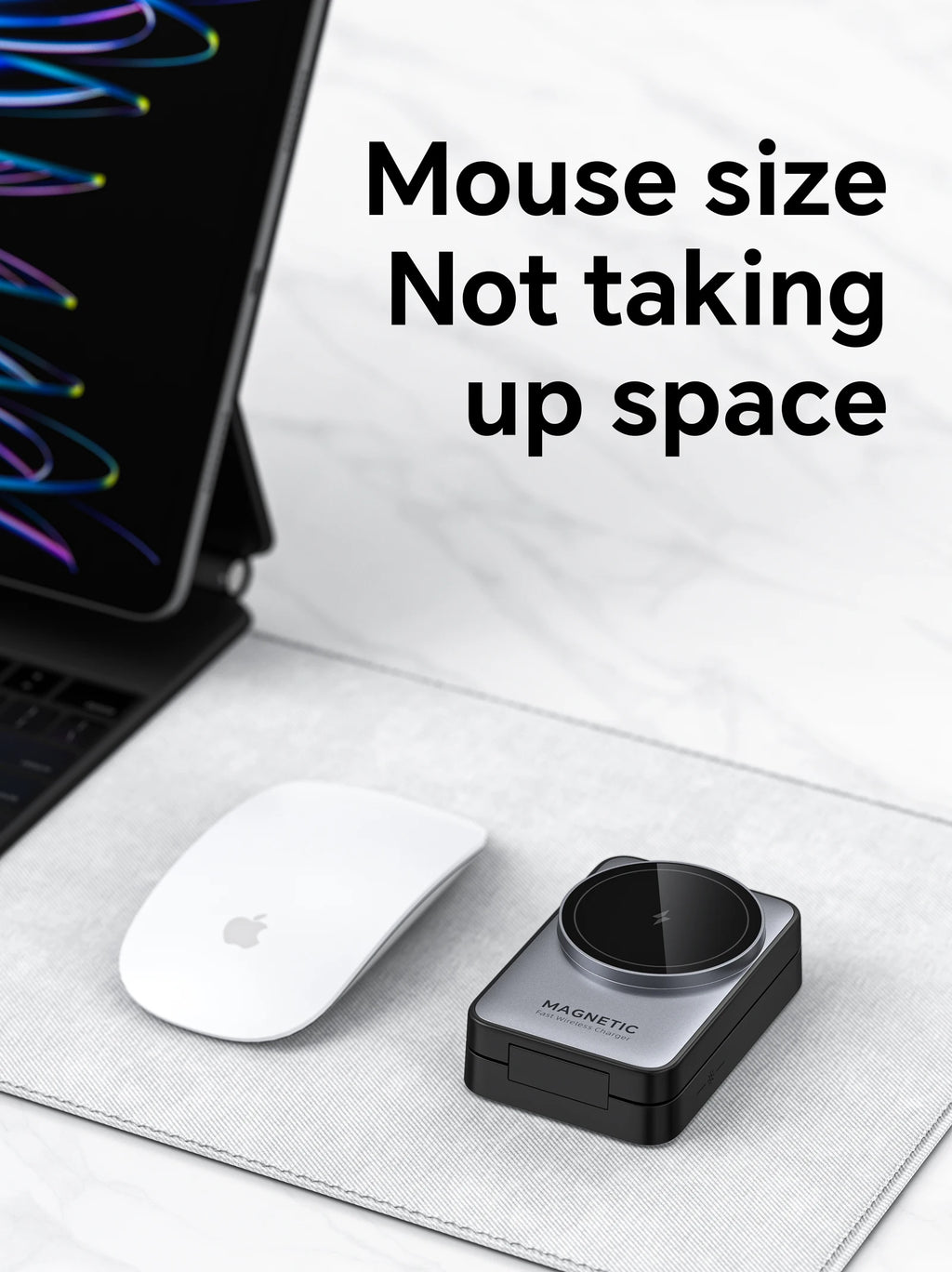 Foldable 3-in-1 Travel Wireless Charging Stand for iPhone & Apple Watch