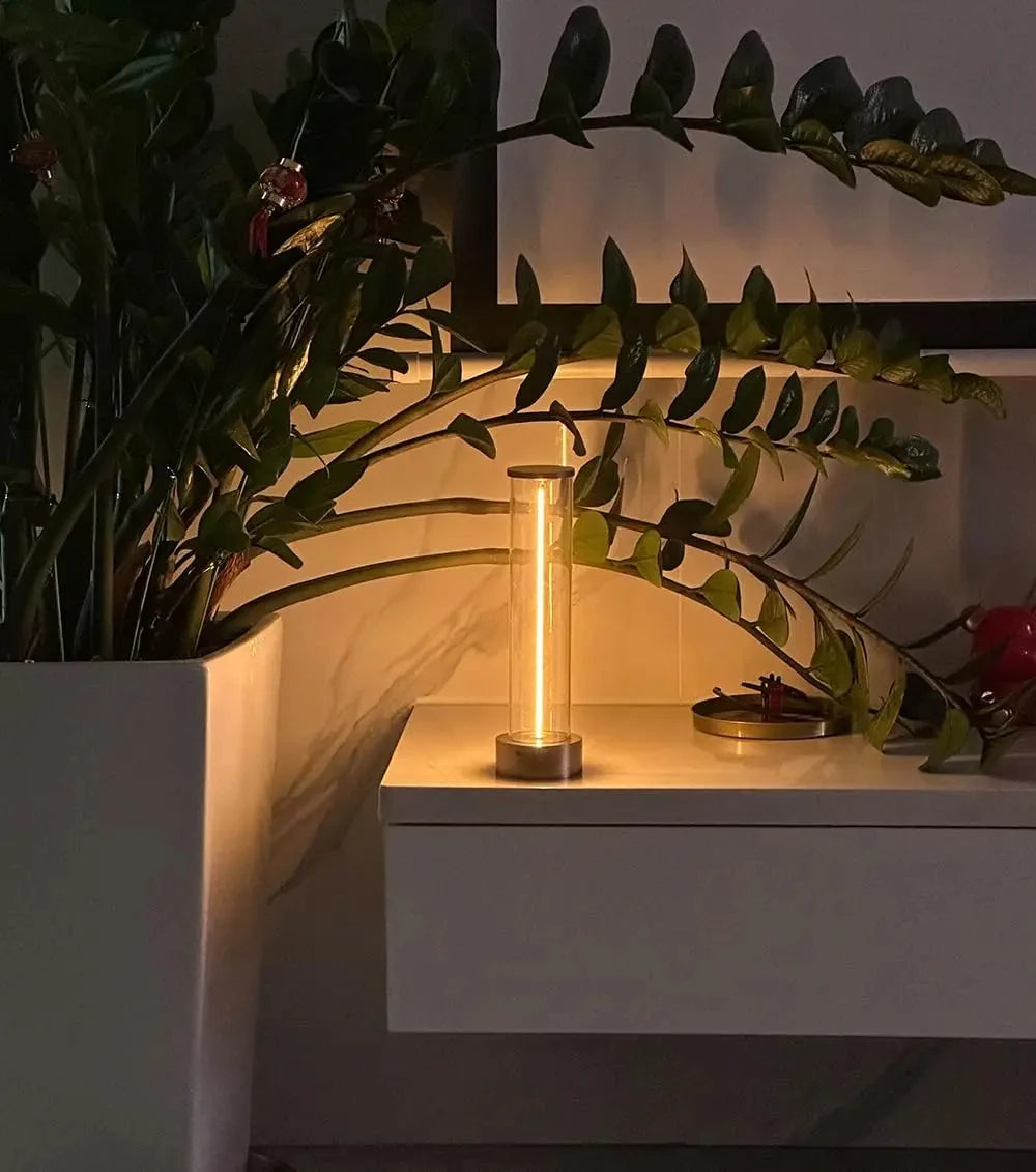 Cordless LED Table Lamp with Magnetic Adjustable Filament – 3-Mode Dimming