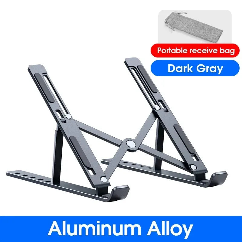 Adjustable Aluminum Foldable Laptop Cooling Stand for MacBook