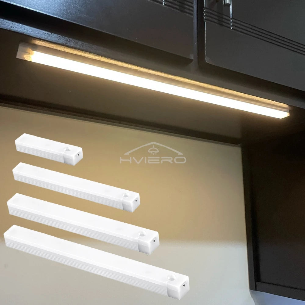 PIR Motion Sensor LED Bar Light – Magnetic Mount, USB Rechargeable, 10–50cm