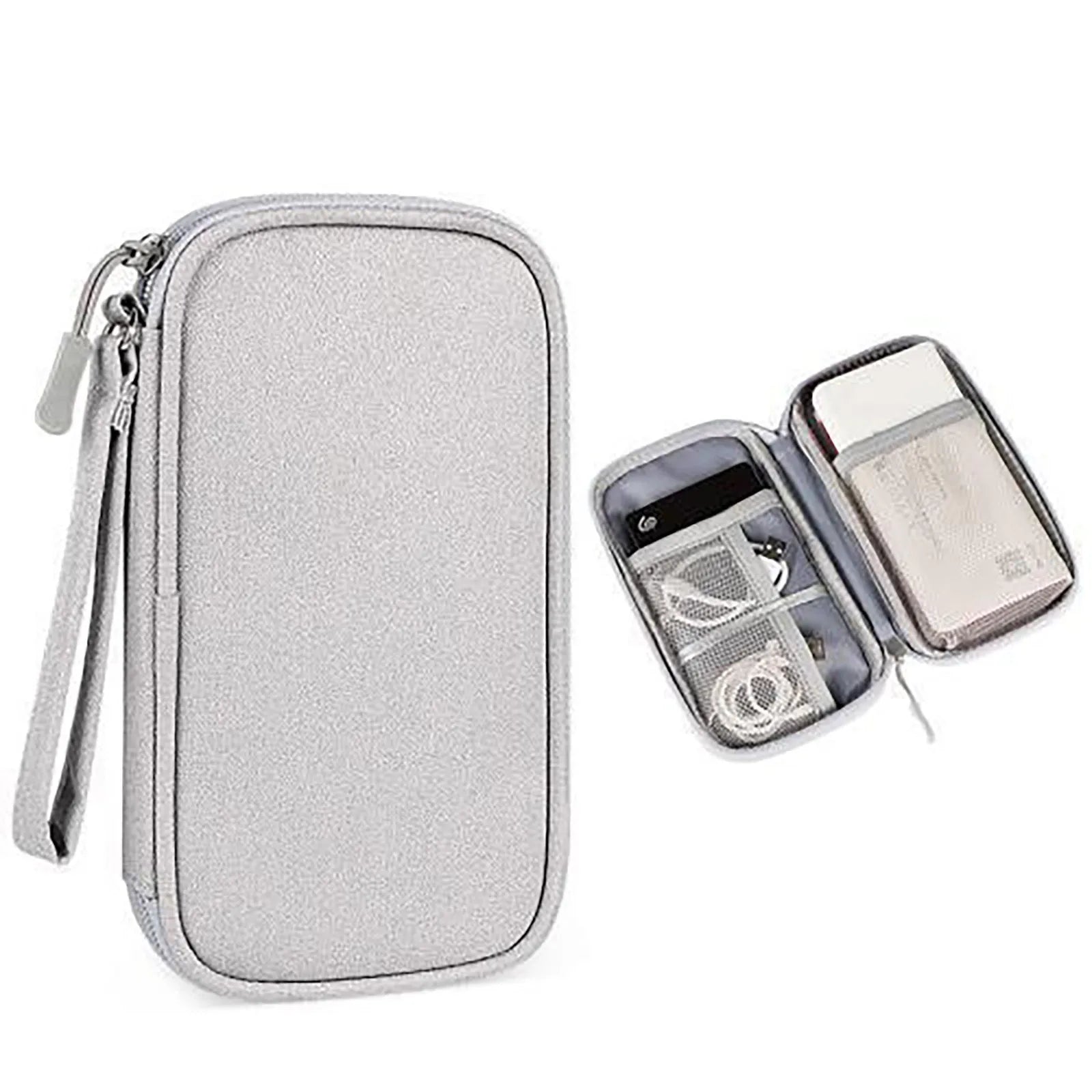 Waterproof Electronics Organizer Pouch – Small Travel Case for Cables & Gadgets
