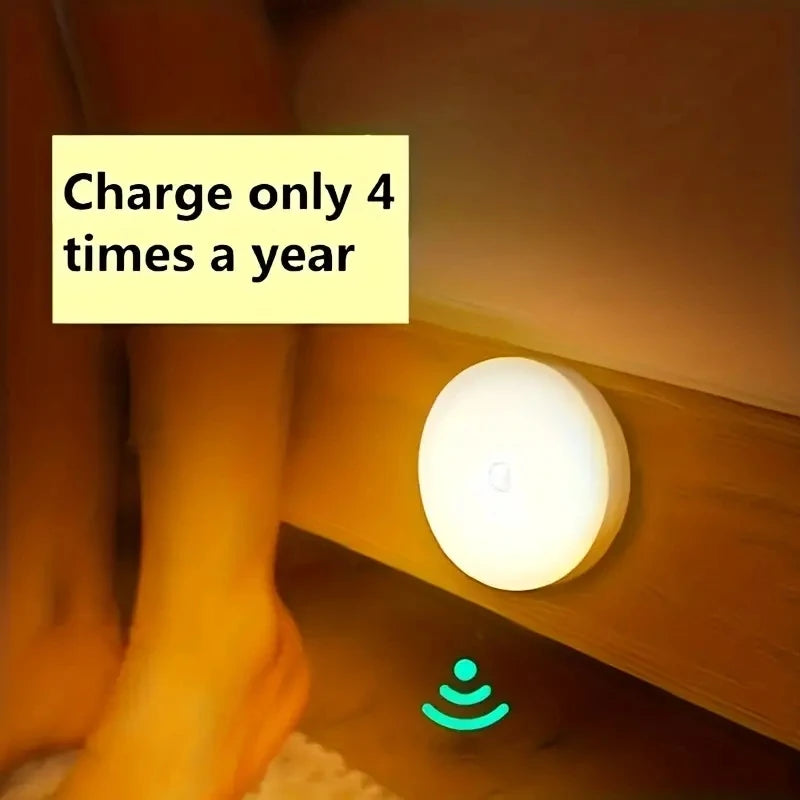 Wireless Motion Sensor LED Night Light – Rechargeable, Bedroom & Closet