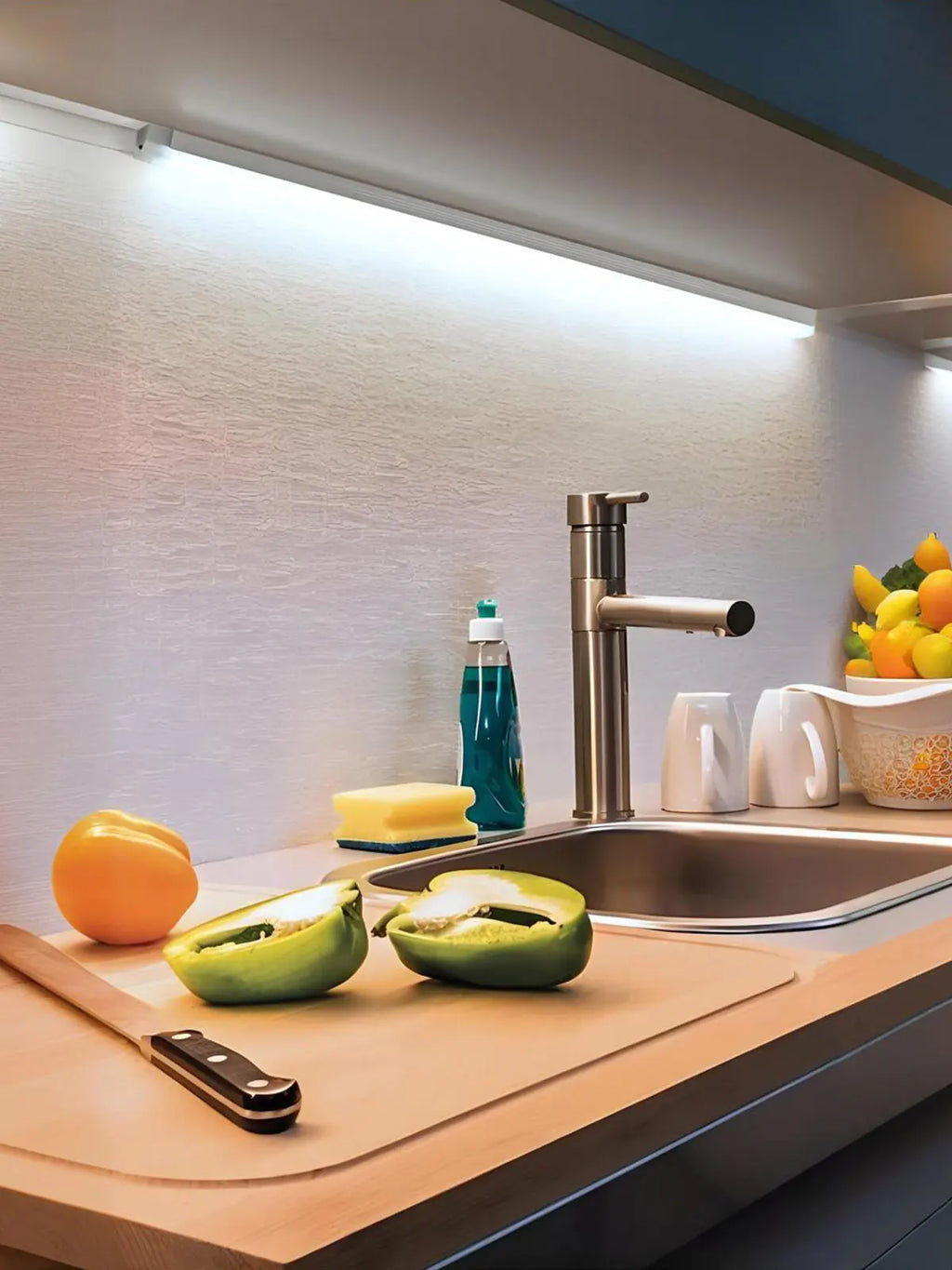 USB Rechargeable Motion Sensor LED Night Light – Dimmable, Wireless