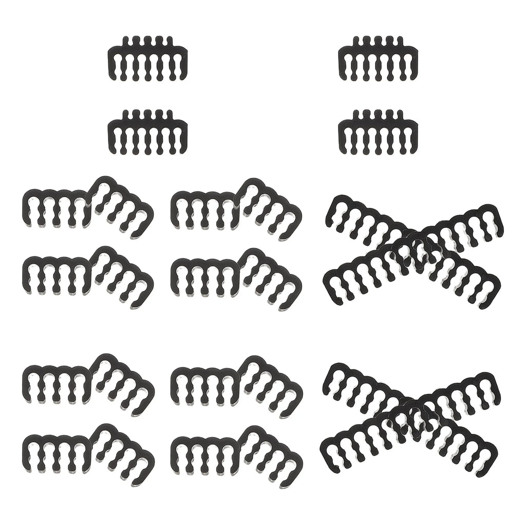 24-Piece PC Cable Management Comb Kit for Internal Wire Setup