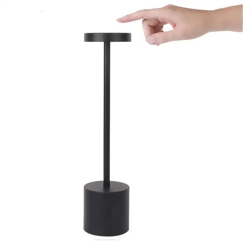 Cordless LED Touch Table Lamp – 3-Color Stepless Dimming, Rechargeable
