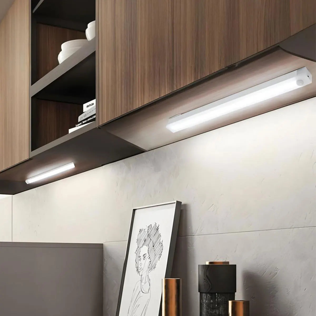 USB Rechargeable Motion Sensor LED Night Light – Dimmable, Wireless