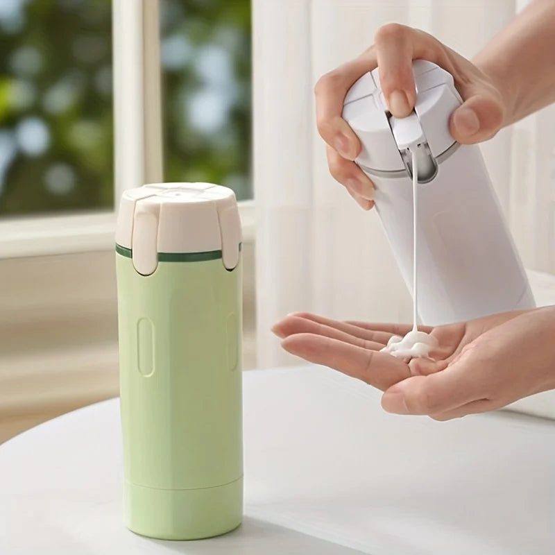 4-in-1 Travel Toiletry Dispenser Bottle Set with Labels