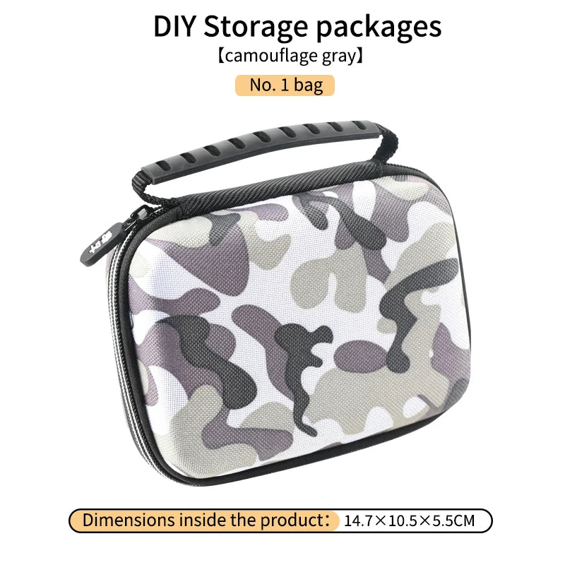 DIY Sponge Electronics Organizer Case – Customizable Foam Travel Carry Bag