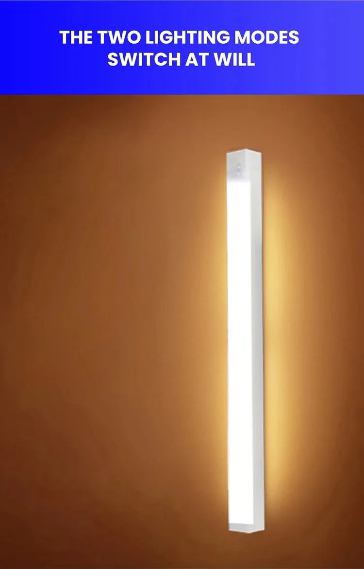 Wireless Motion Sensor LED Night Light – USB-C Rechargeable