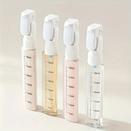 4-in-1 Travel Toiletry Dispenser Bottle Set with Labels