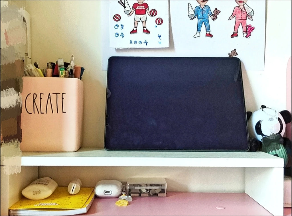 Ergonomic Monitor Riser Stand with Keyboard Storage & Desk Organizer