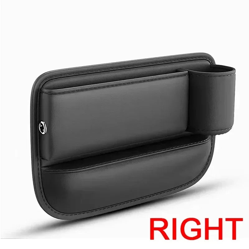 Car Seat Gap Filler Console Organizer with Cup Holder & Storage Bin