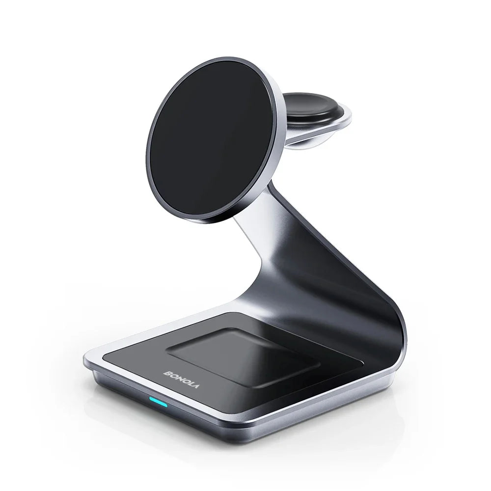 Magnetic 3-in-1 Wireless Charging Station for Samsung