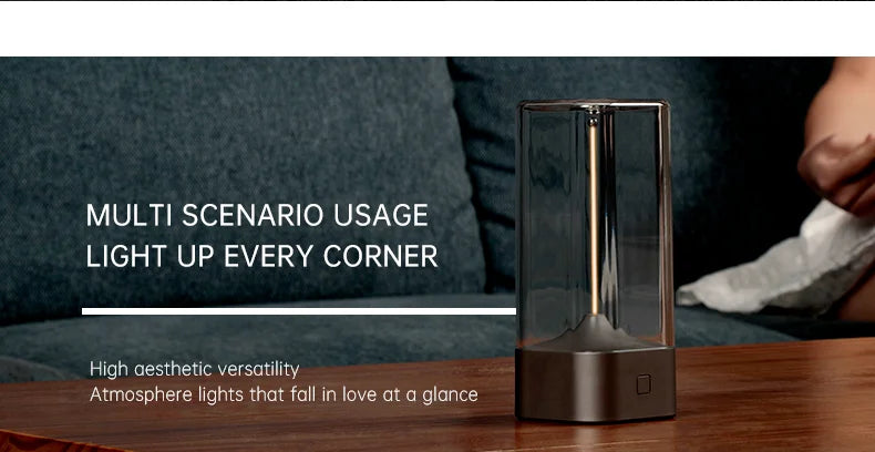 Minimalist Cordless Table Lamp – 3-Level Dimmable Rechargeable LED