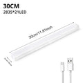 PIR Motion Sensor LED Bar Light – Magnetic Mount, USB Rechargeable, 10–50cm