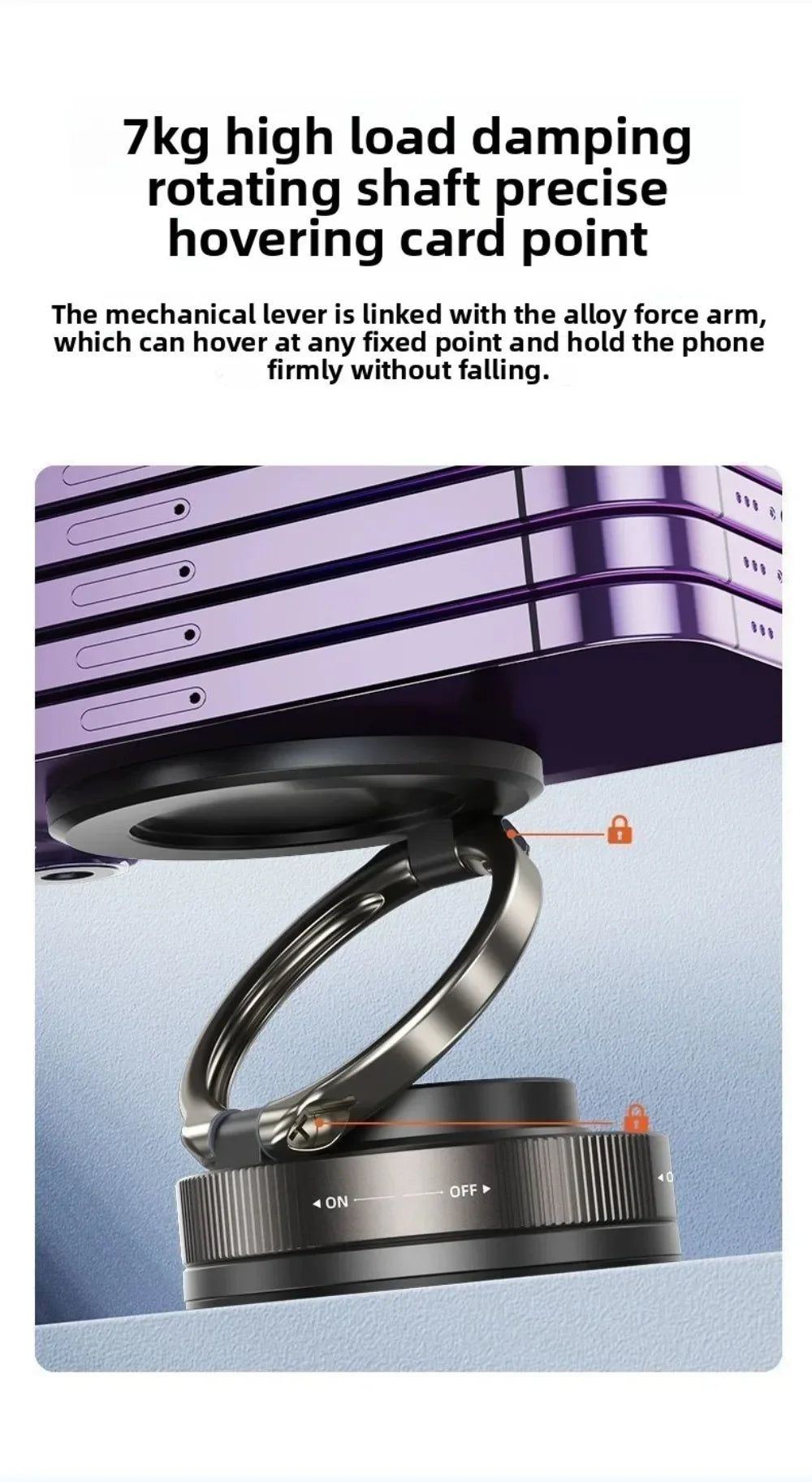Magnetic Car Phone Holder – 360° Rotatable & Foldable Mount, Universal Compatibility
