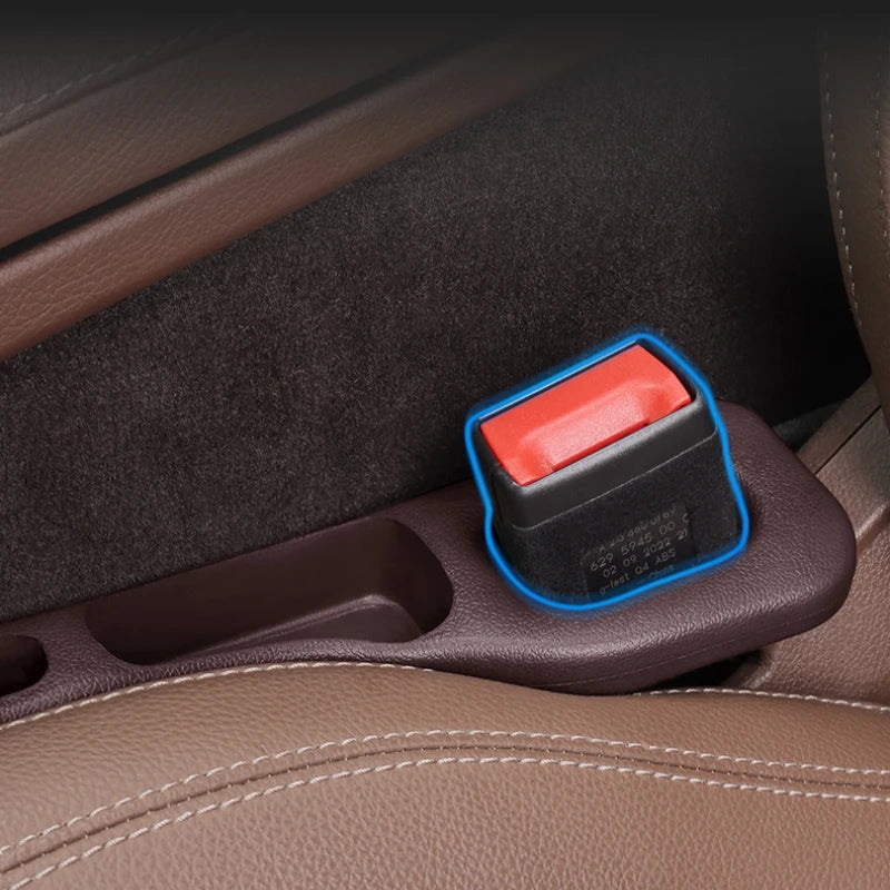 2-Pack Waterproof PU Car Seat Gap Plug Strip with Storage Grooves
