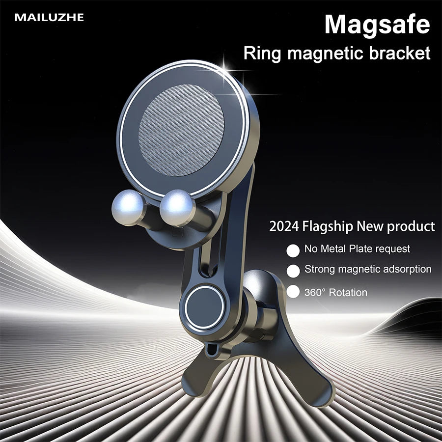MagSafe-Compatible Magnetic Car Phone Mount – Air Vent, Strong Magnetic Hold
