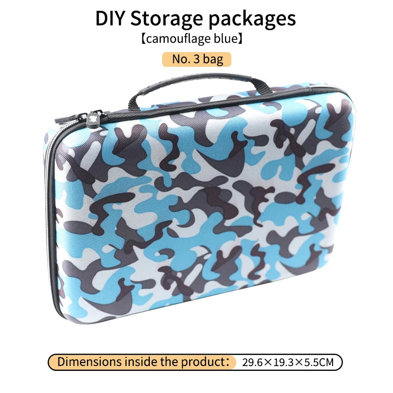 DIY Sponge Electronics Organizer Case – Customizable Foam Travel Carry Bag