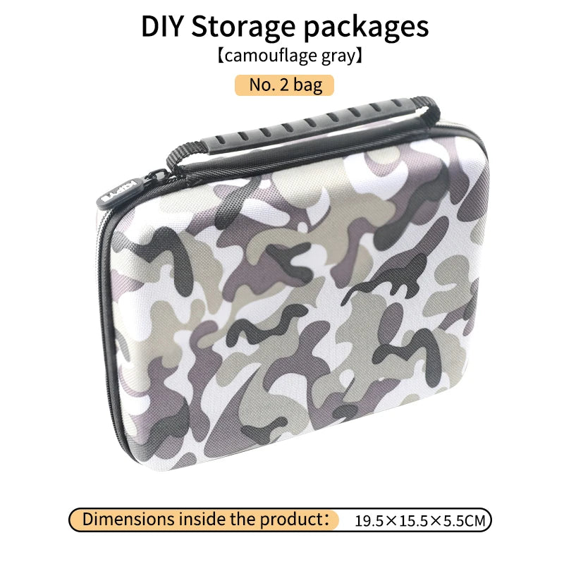 DIY Sponge Electronics Organizer Case – Customizable Foam Travel Carry Bag