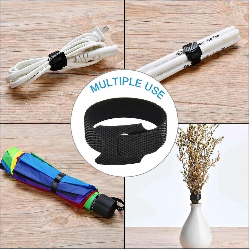 Cable Winder Tape & Wire Ties Cable Management Organizer