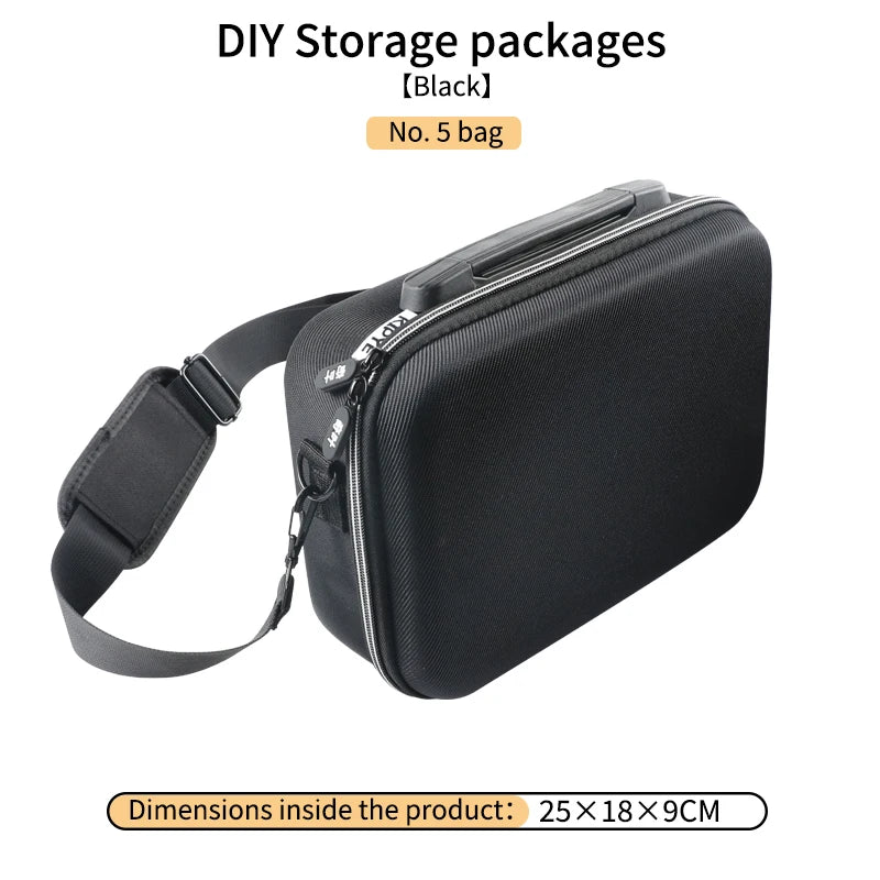 DIY Sponge Electronics Organizer Case – Customizable Foam Travel Carry Bag