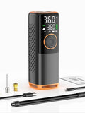 160 PSI Smart Tire Inflator – 6000mAh Battery, Dual Screen & 5-Mode Air Compressor