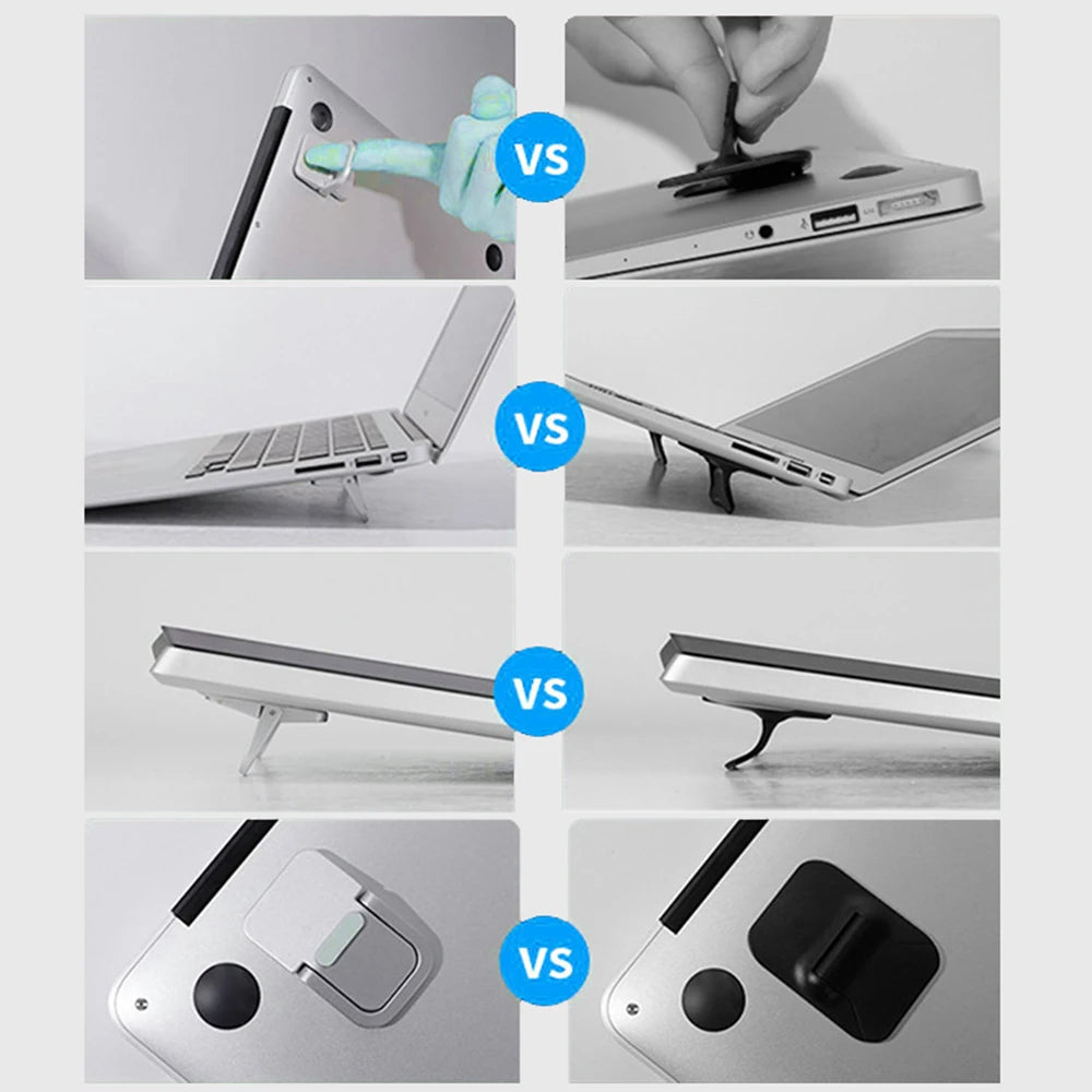 Portable Mini Aluminum Laptop Stand with Keyboard Holder
