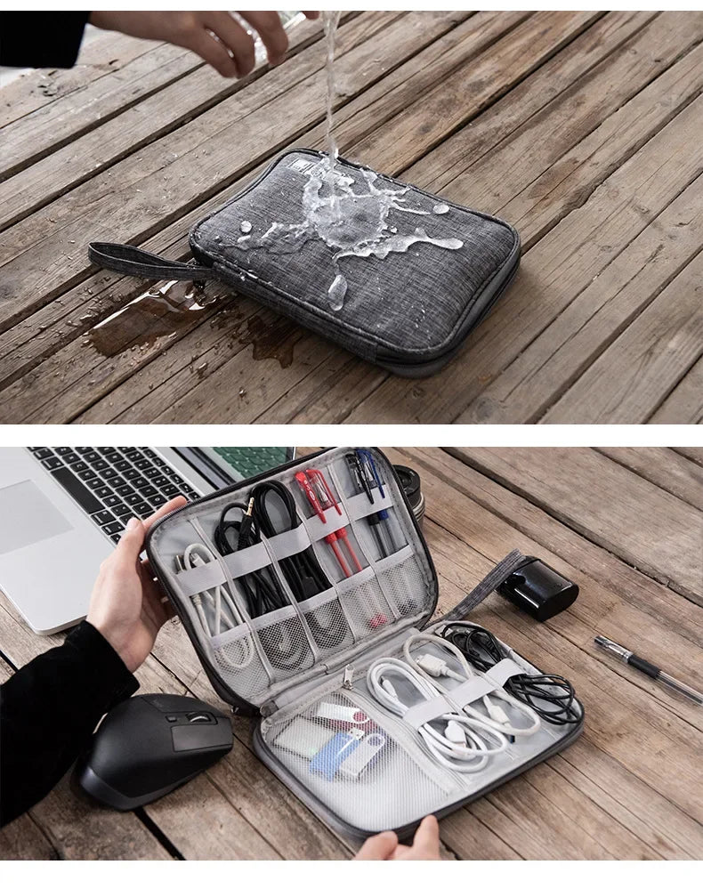 Cable & Gadget Organizer Pouch for Travel Digital Accessories