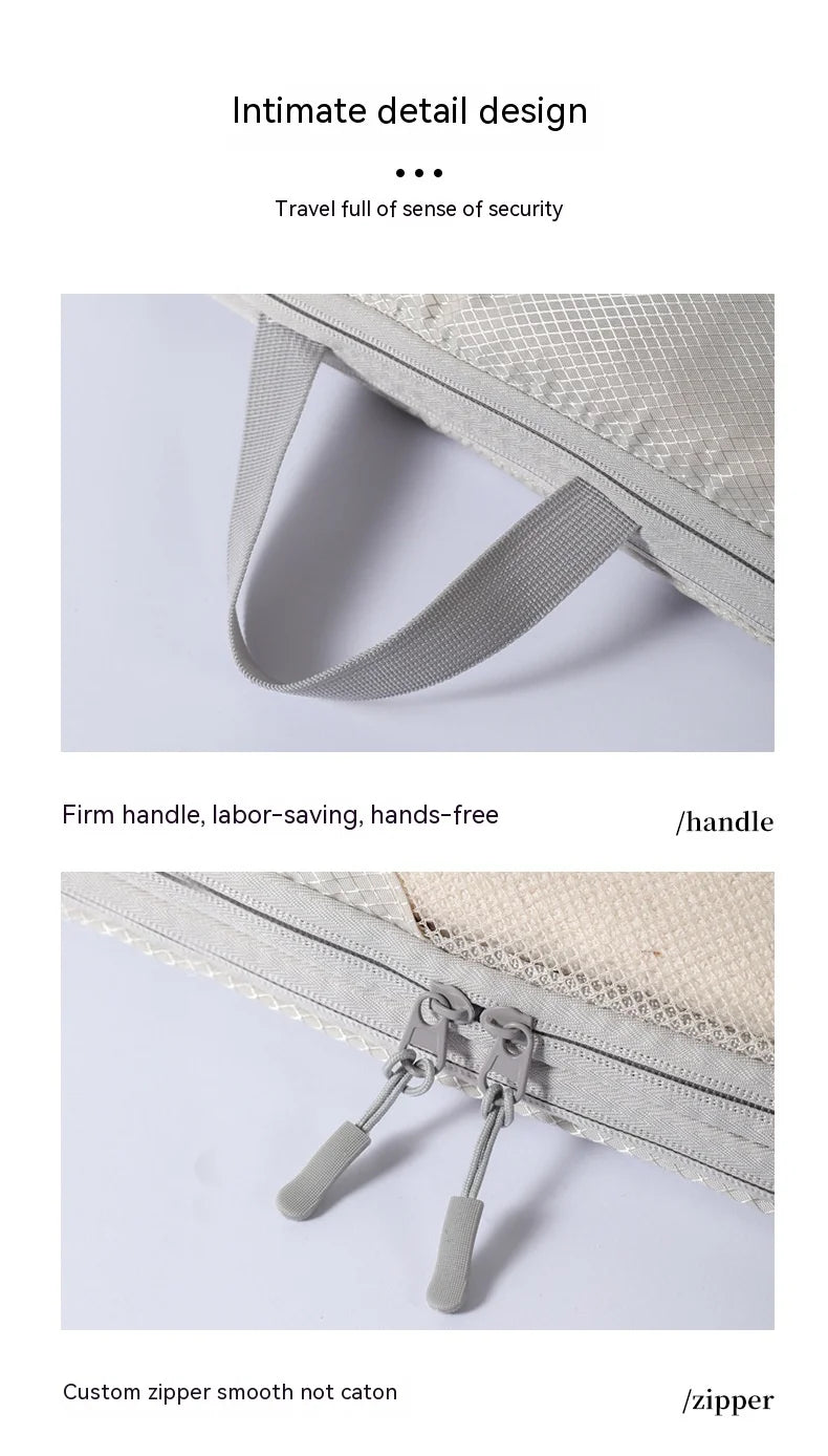 Expandable Compression Packing Cubes – Lightweight Travel Organizer Set for Suitcases