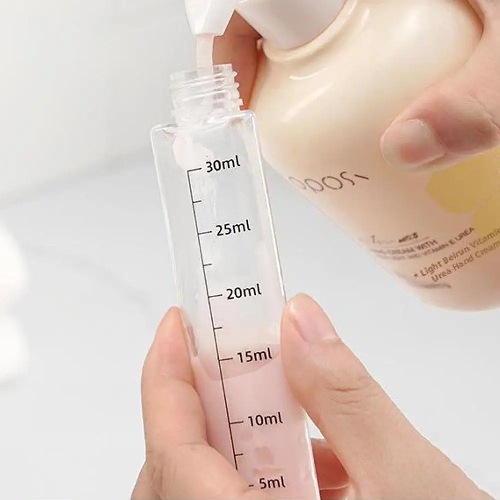 4-in-1 TSA-Approved BPA-Free Travel Dispenser Bottles for Shampoo & Lotion