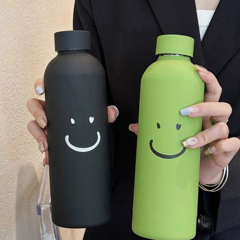 Frosted Stainless Steel Vacuum Insulated Travel Water Bottle
