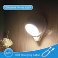 360° Motion Sensor LED Night Light – Touch Dimming, USB Rechargeable
