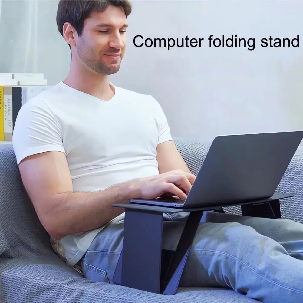 6-in-1 Foldable Laptop Stand & Desk Organizer