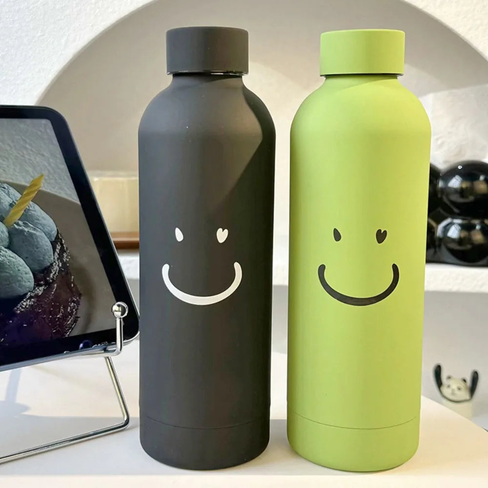 Frosted Stainless Steel Vacuum Insulated Travel Water Bottle