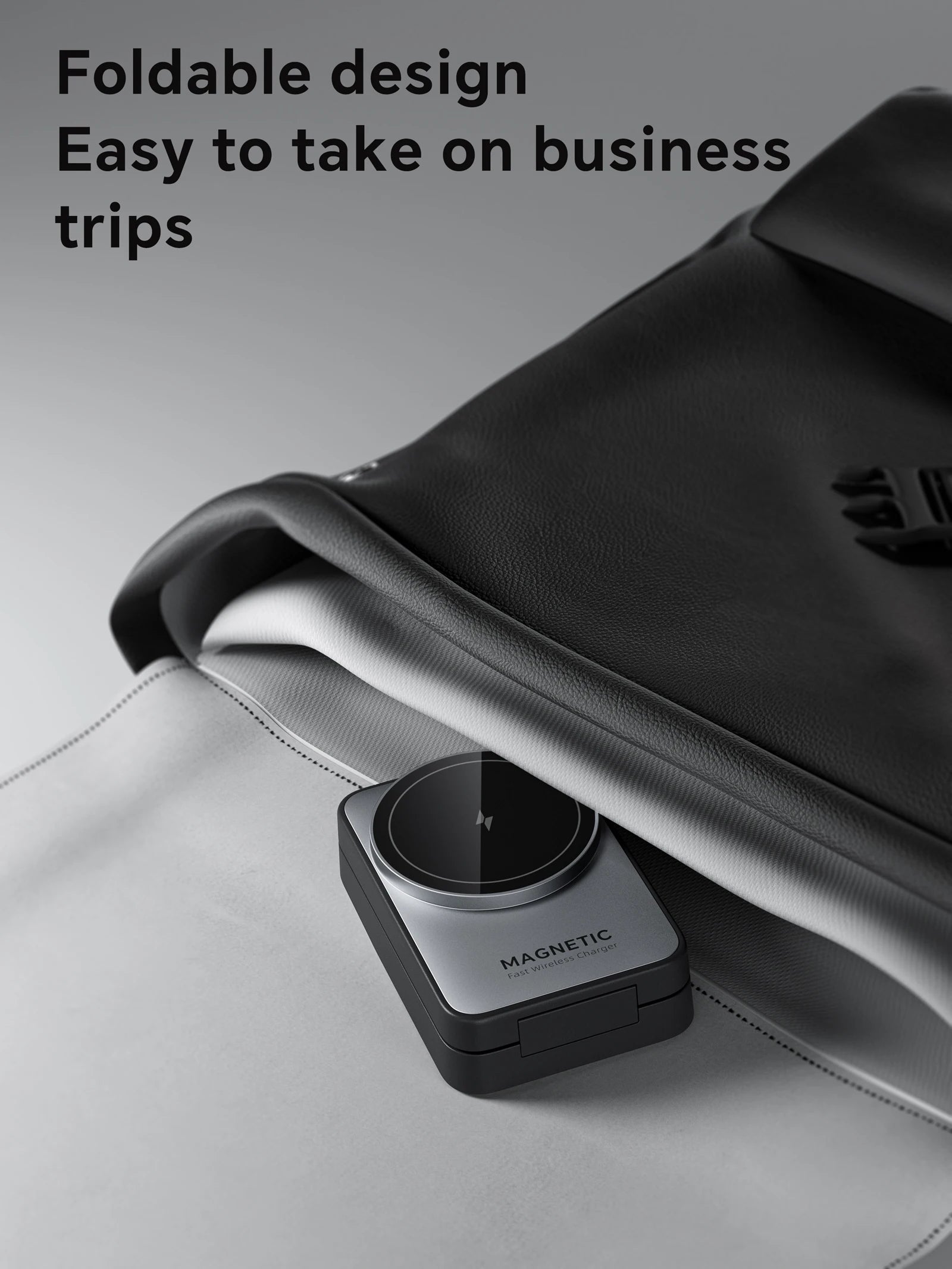 Foldable 3-in-1 Travel Wireless Charging Stand for iPhone & Apple Watch